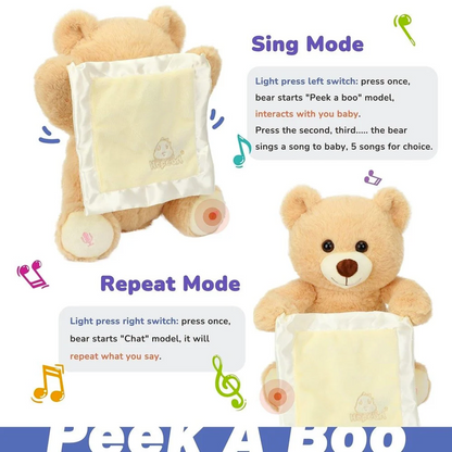 Kids Khilone® Peak-A-Boo Cute Teddy Bear